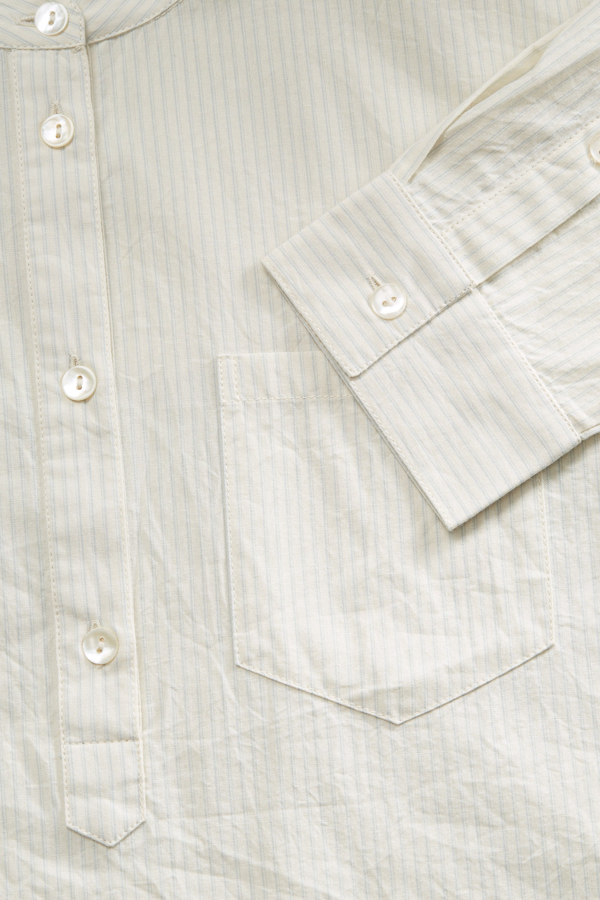 Skall Studio Agnes shirt Shirt Light blue/White stripe