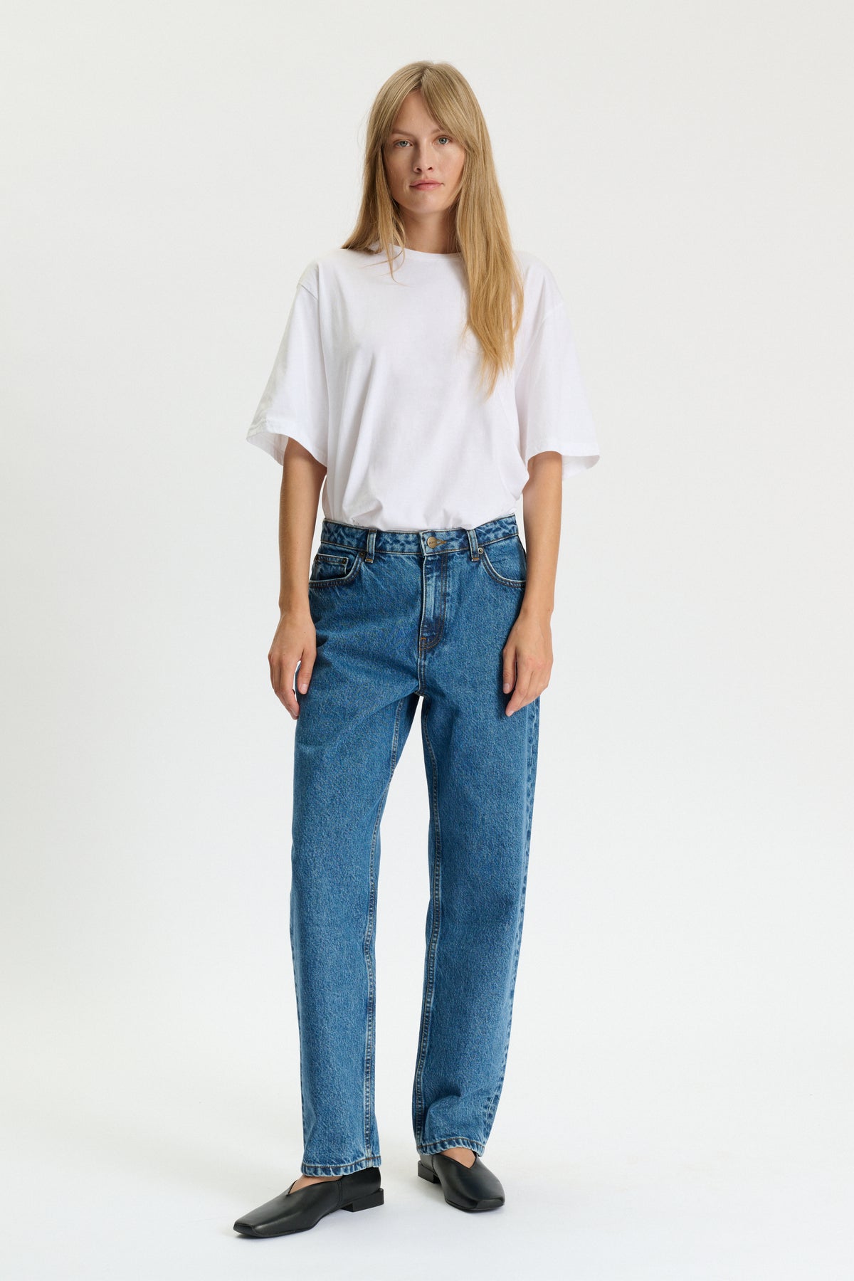 Skall Studio Allison cropped jeans Jeans Mid blue