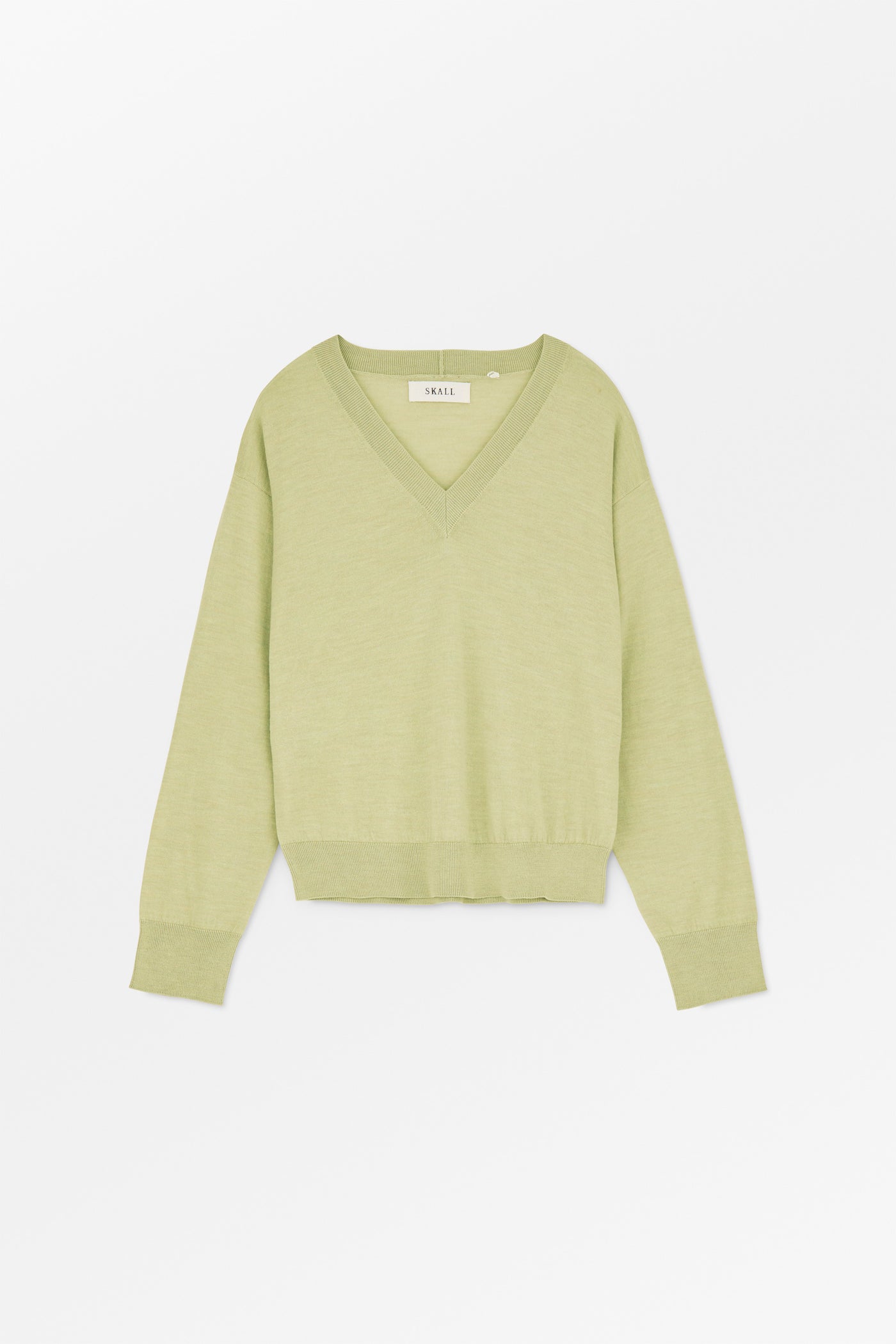 Skall Studio Amethyst V-neck jumper Jumper Light green