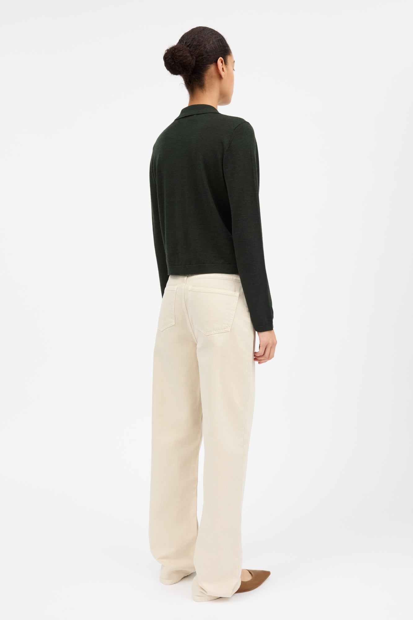 Skall Studio Amethyst cardigan Cardigan Dark pine