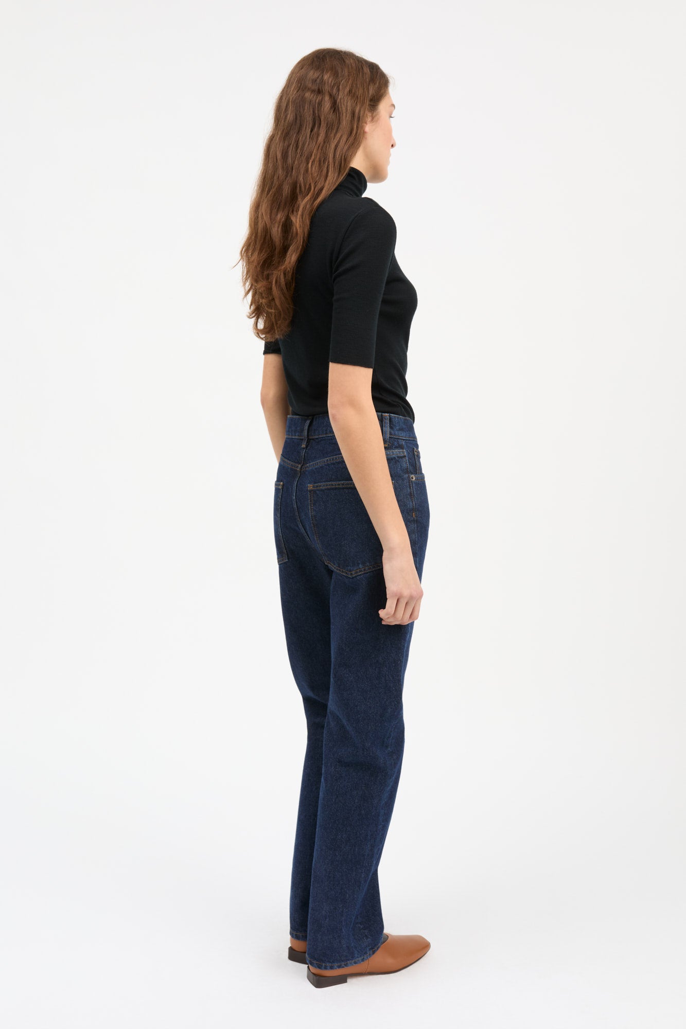 Skall Studio Amy t-neck tee Tee Black