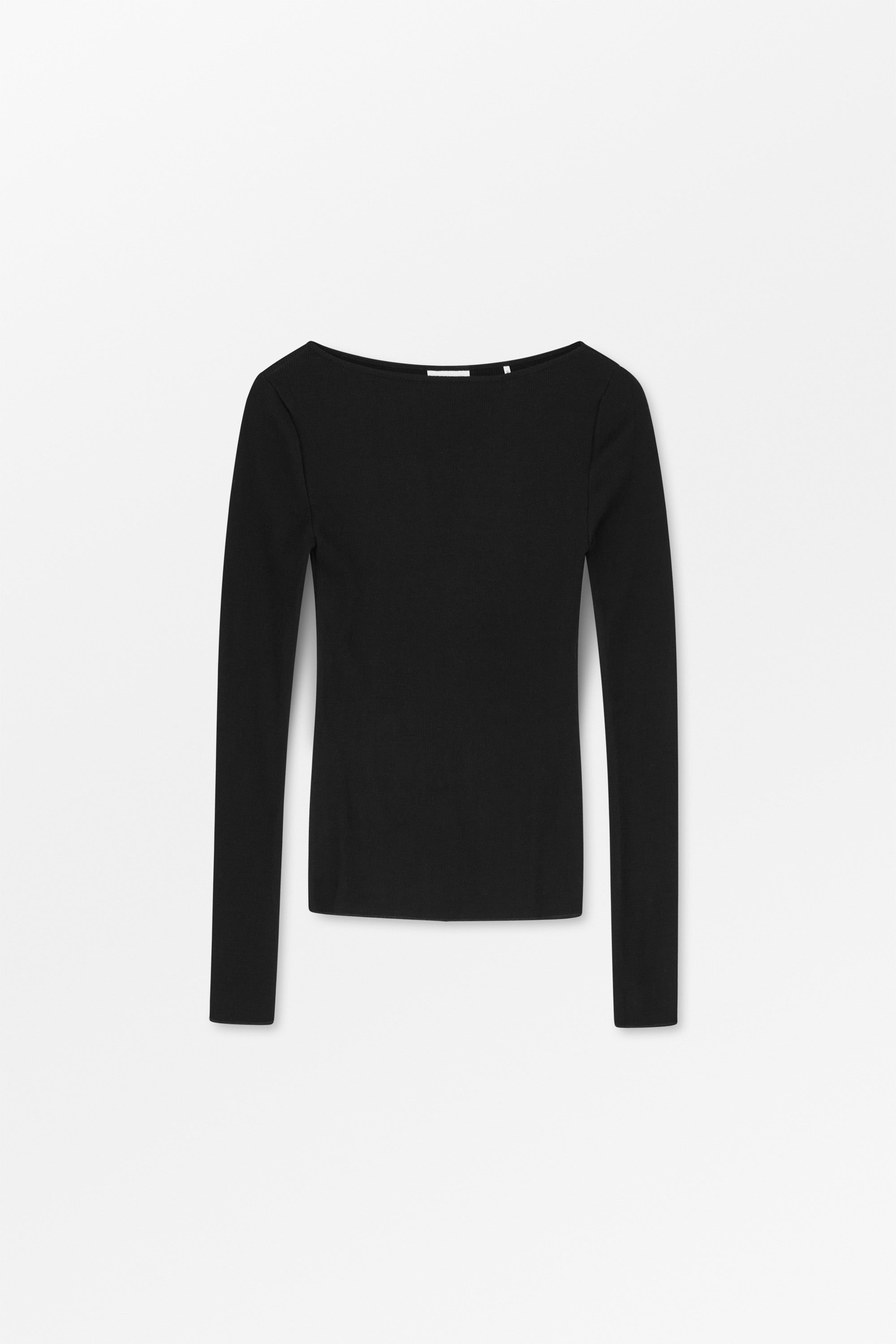 Skall Studio Amy wide neck blouse Blouse Black