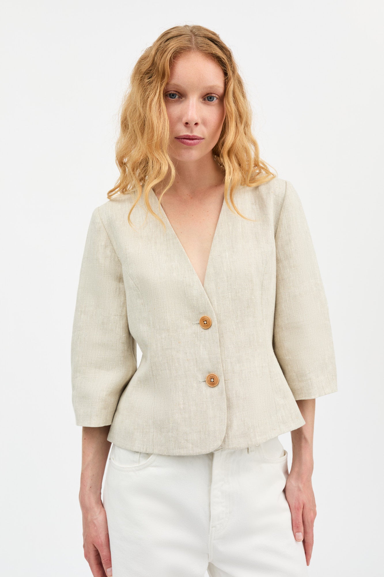 Skall Studio Belleville blazer Blazer Light linen