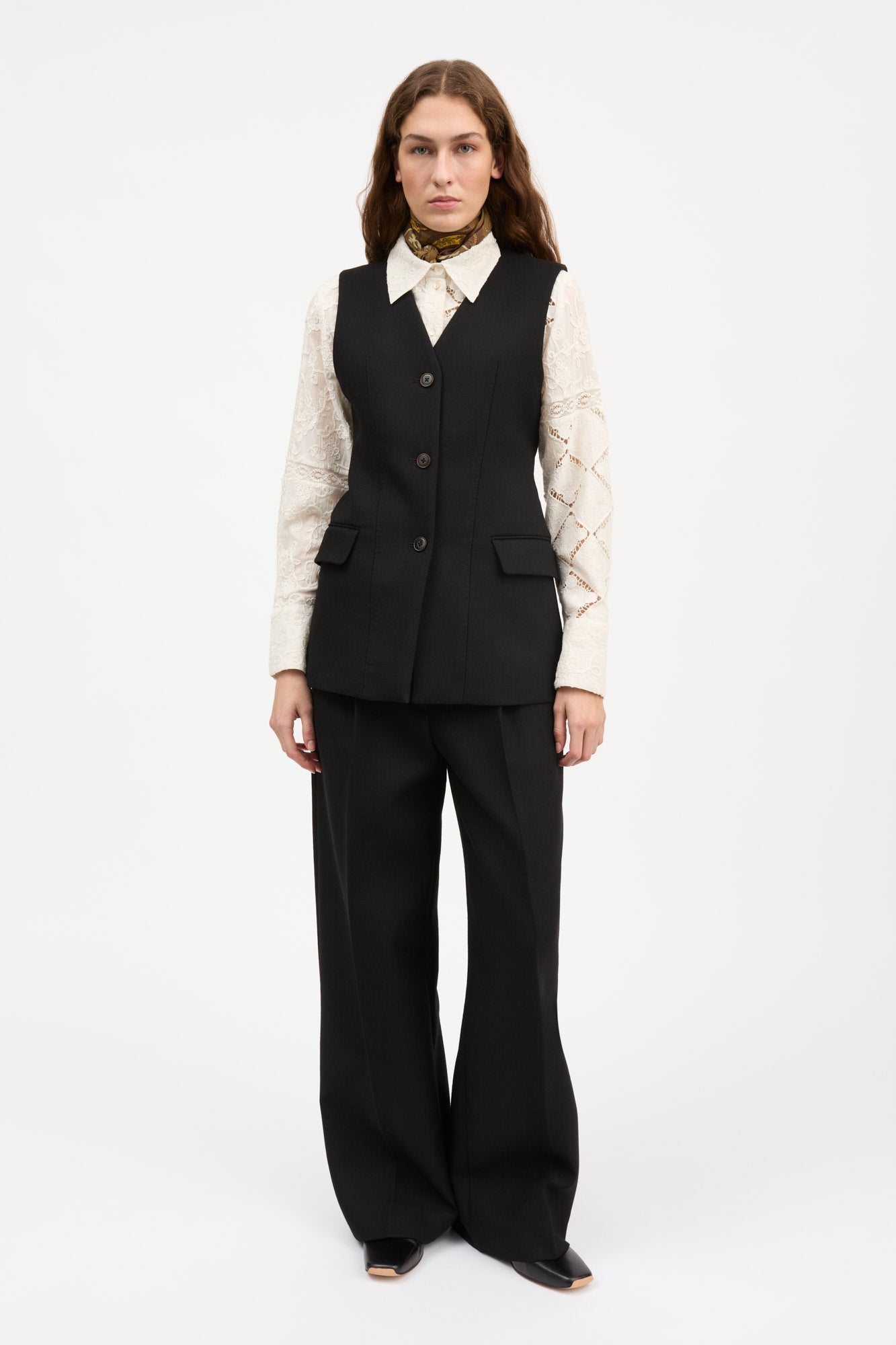 Skall Studio Bianca waistcoat Waistcoat Black