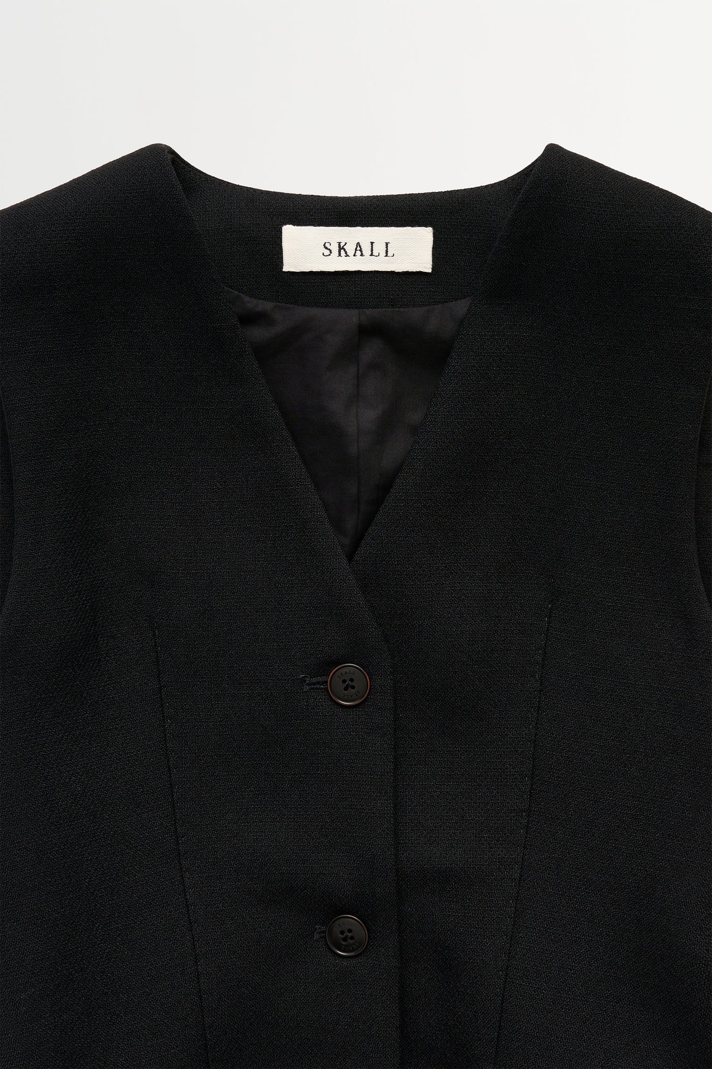 Skall Studio Bianca waistcoat Waistcoat Black
