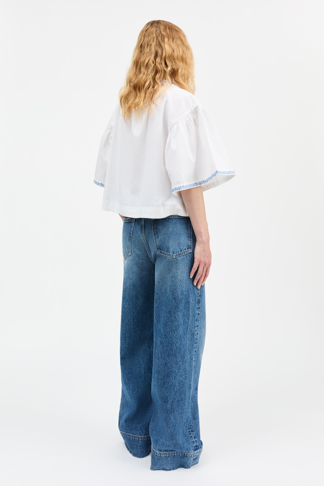 Skall Studio Bonne blouse Blouse Optic white