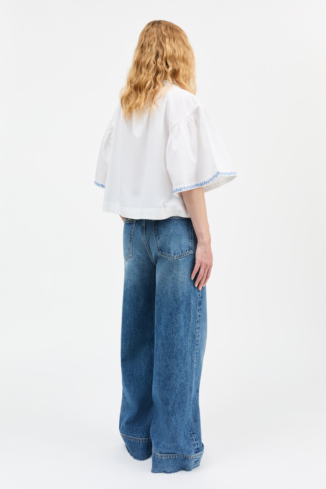 Skall Studio Bonne blouse Blouse Optic white