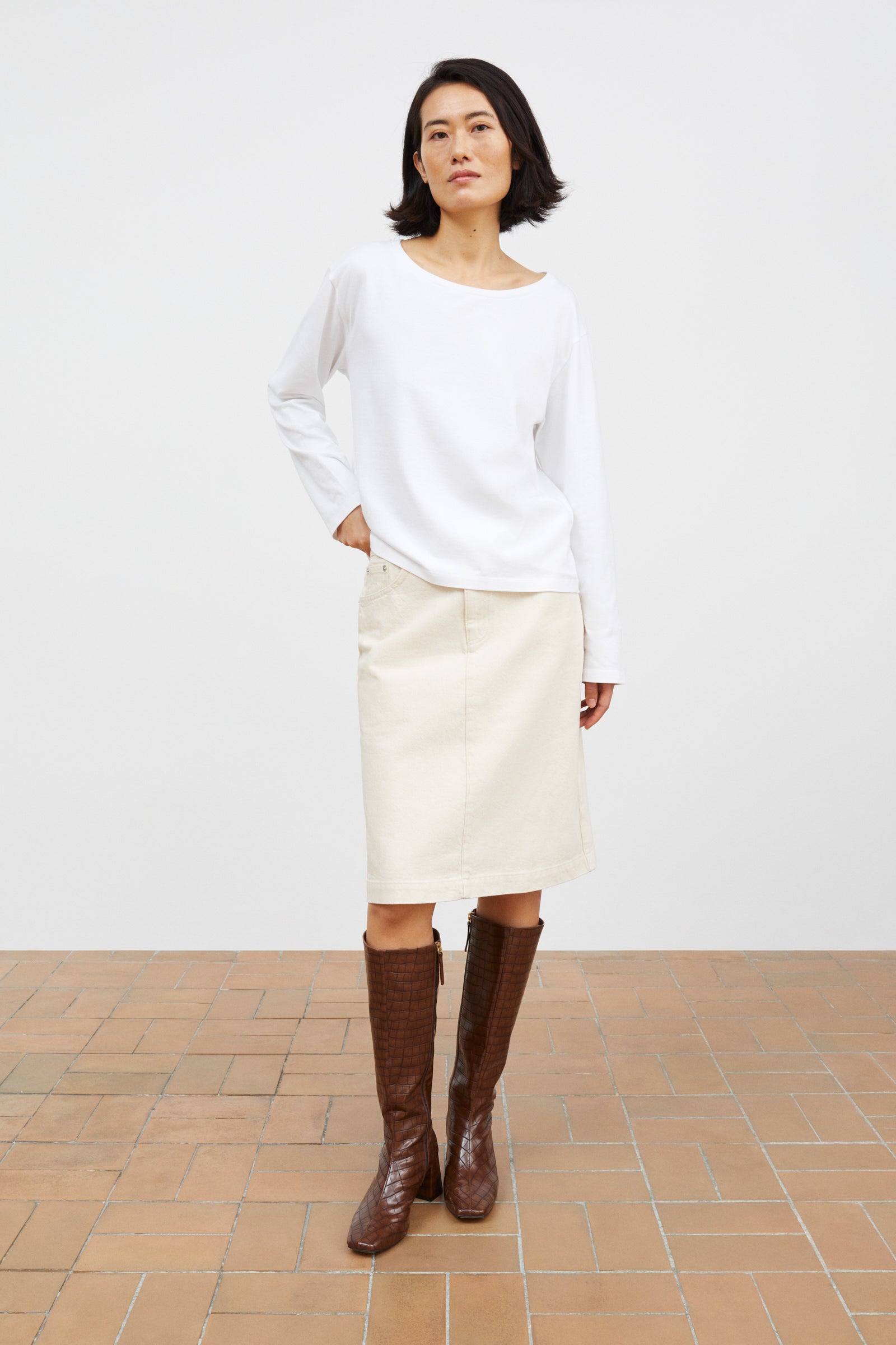 Skall Studio Cali skirt Jeans Ecru