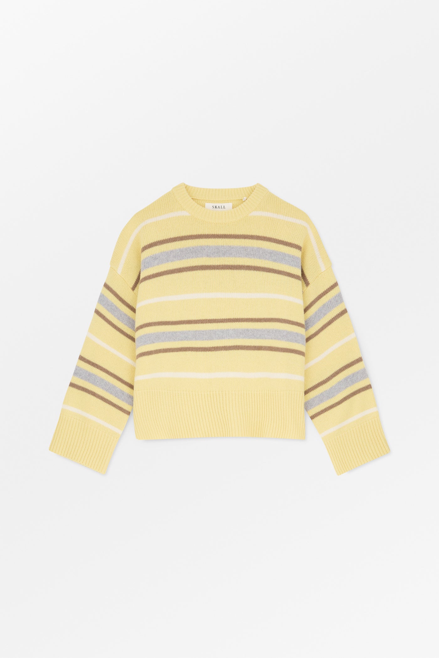 Skall Studio Cannes Jumper Jumper Yellow/Grey stripe
