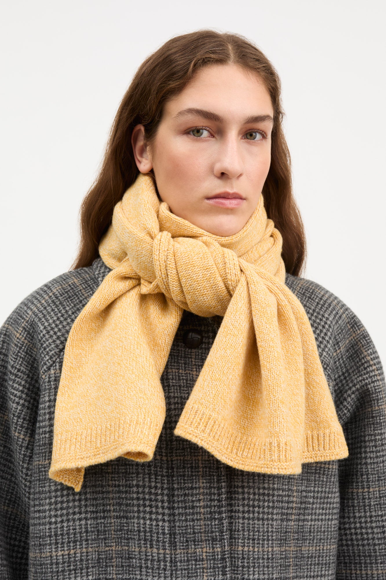 Skall Studio Cleo scarf Scarf Light yellow mélange