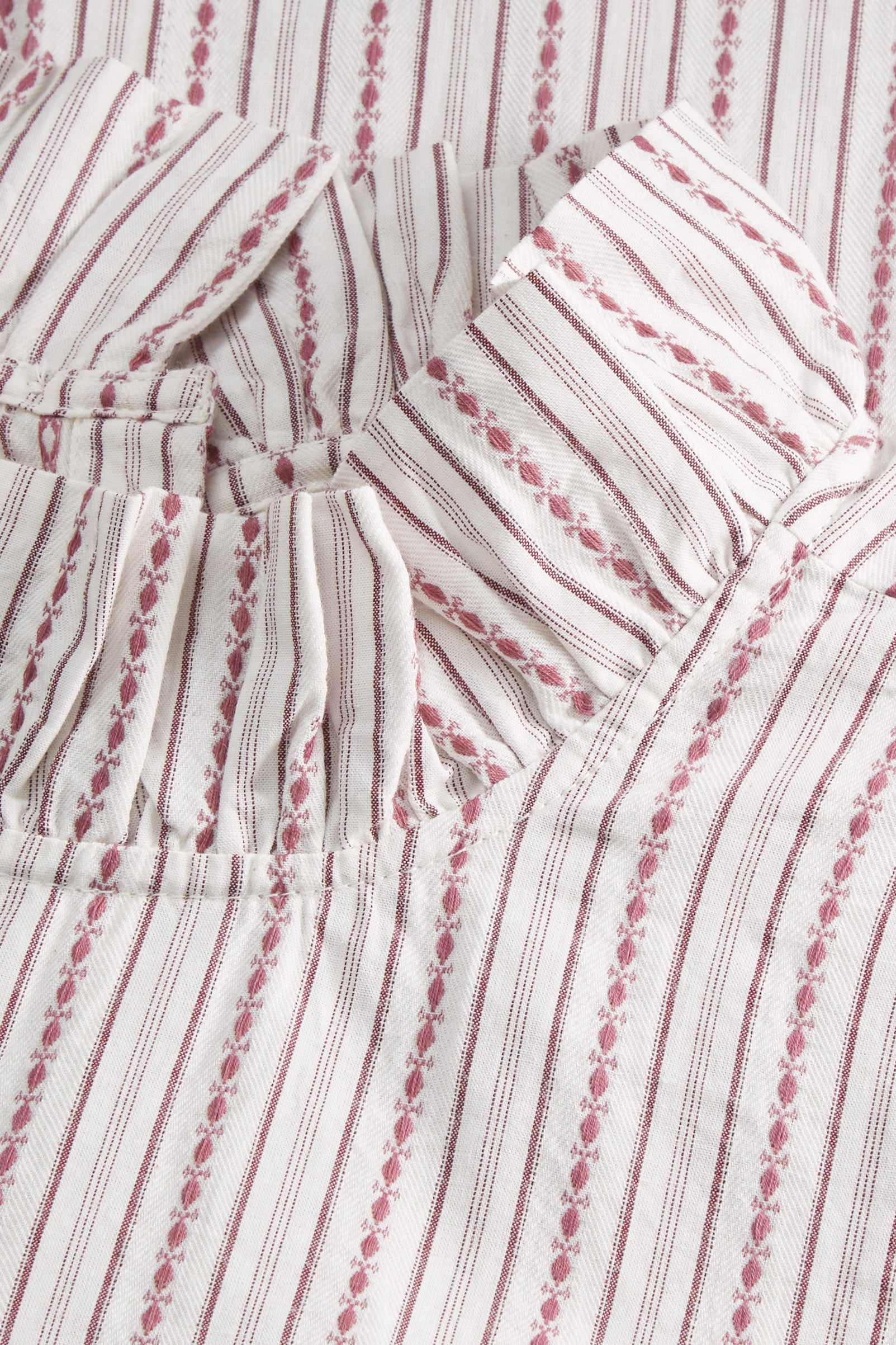 Skall Studio Cornflower blouse Blouse Raspberry/Cream stripe