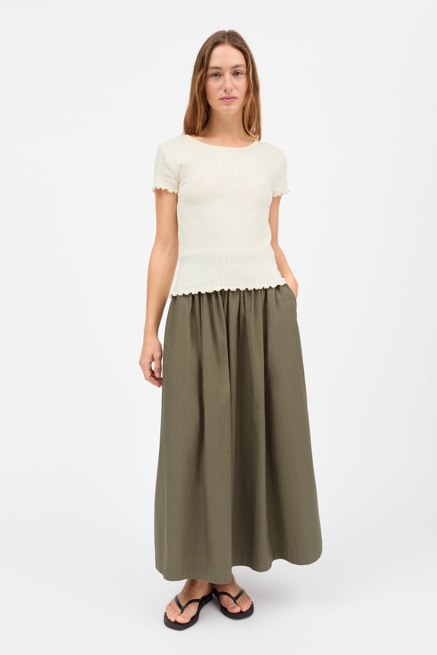 Skall Studio Dagny skirt Skirt Khaki