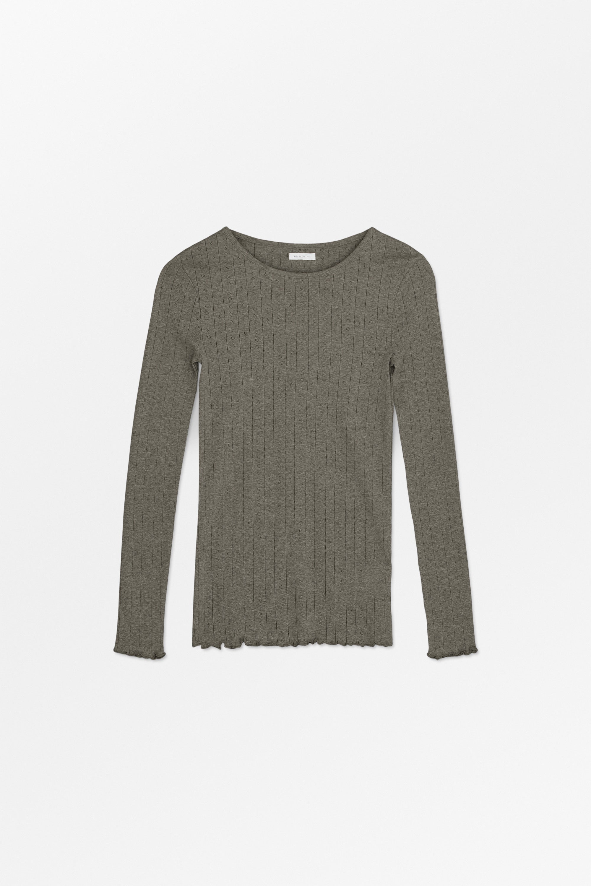 Skall Studio Edie blouse Tee Brown mélange
