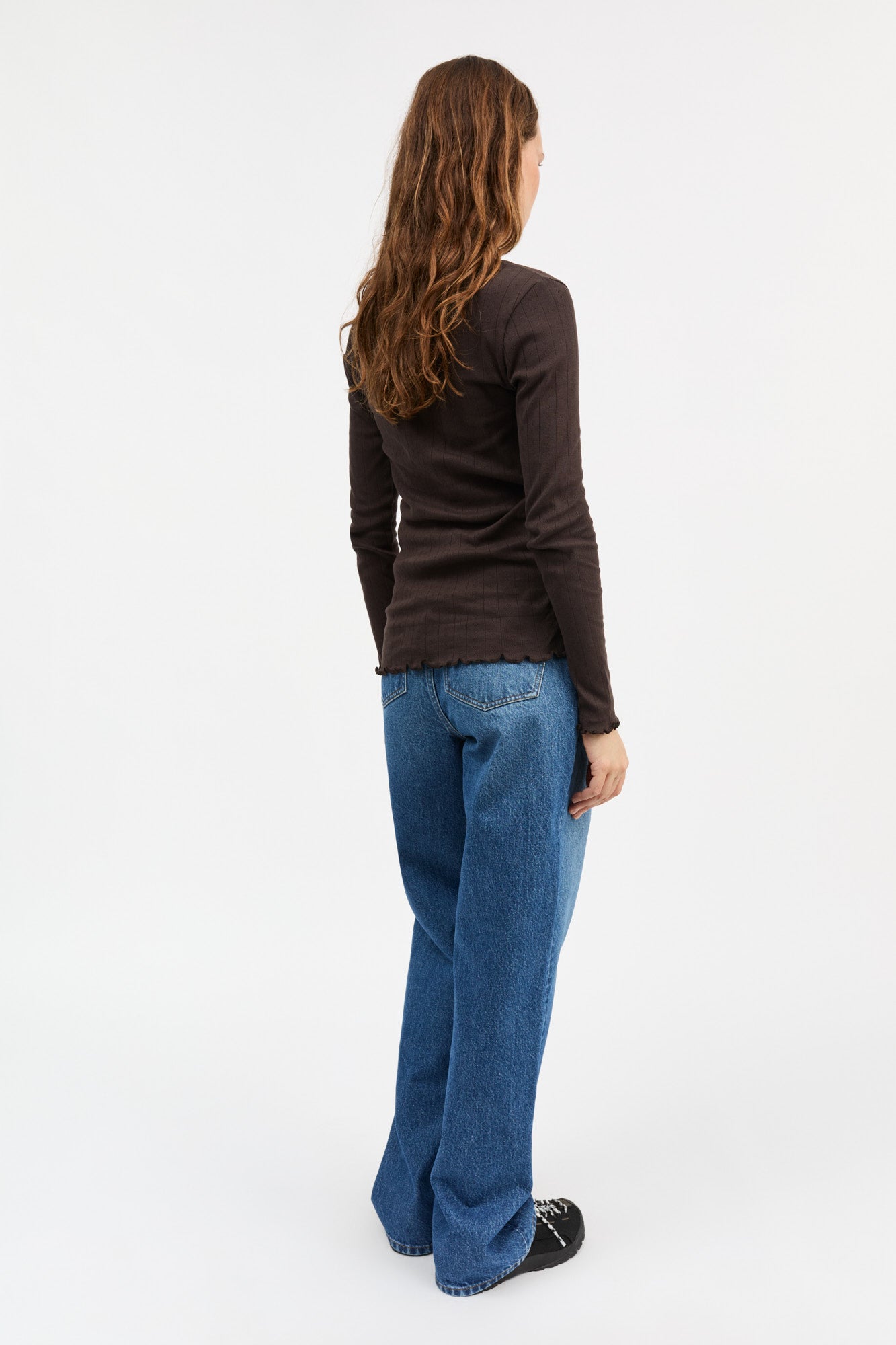 Skall Studio Edie blouse Blouse Dark brown