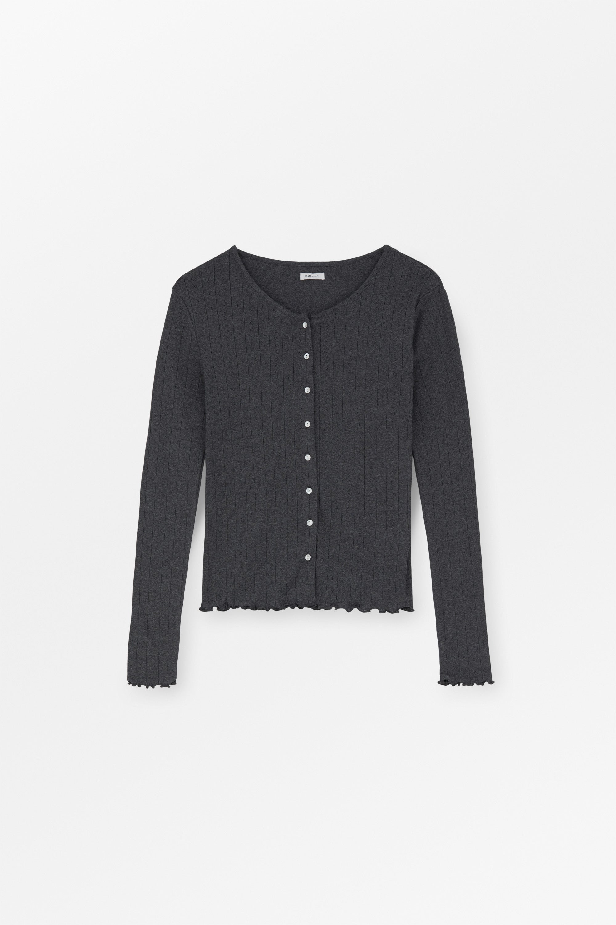 Skall Studio Edie cardigan Cardigan Dark grey melange