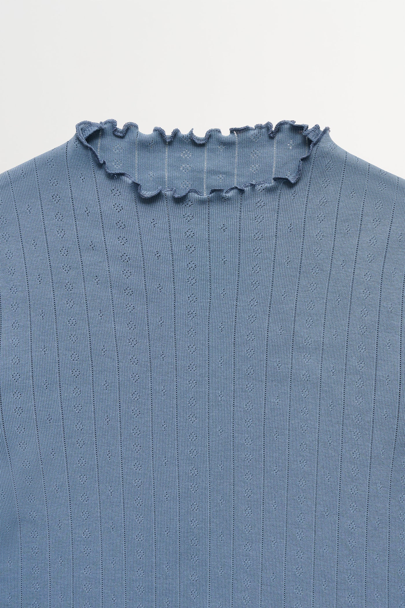 Skall Studio Edie t-neck tee Tee Faded blue