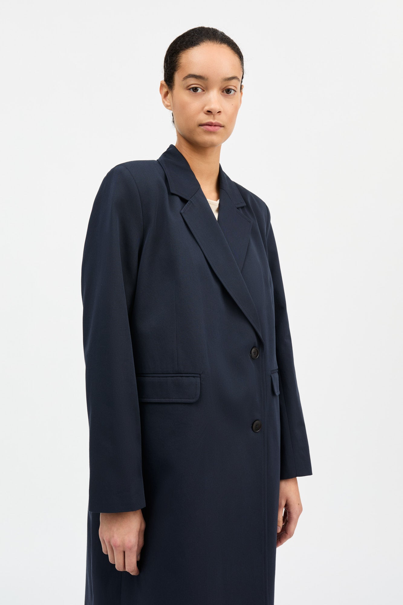 Skall Studio Emma coat Coat Dark navy