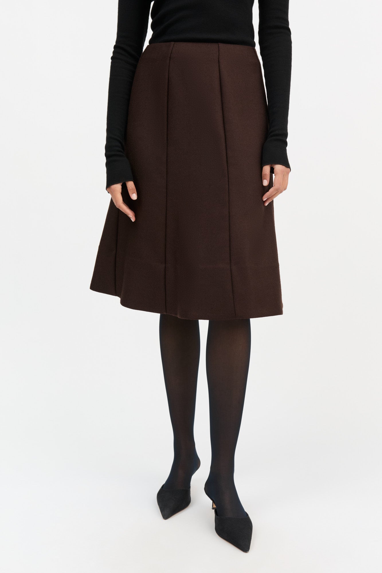 Skall Studio Eva skirt Skirt Dark brown