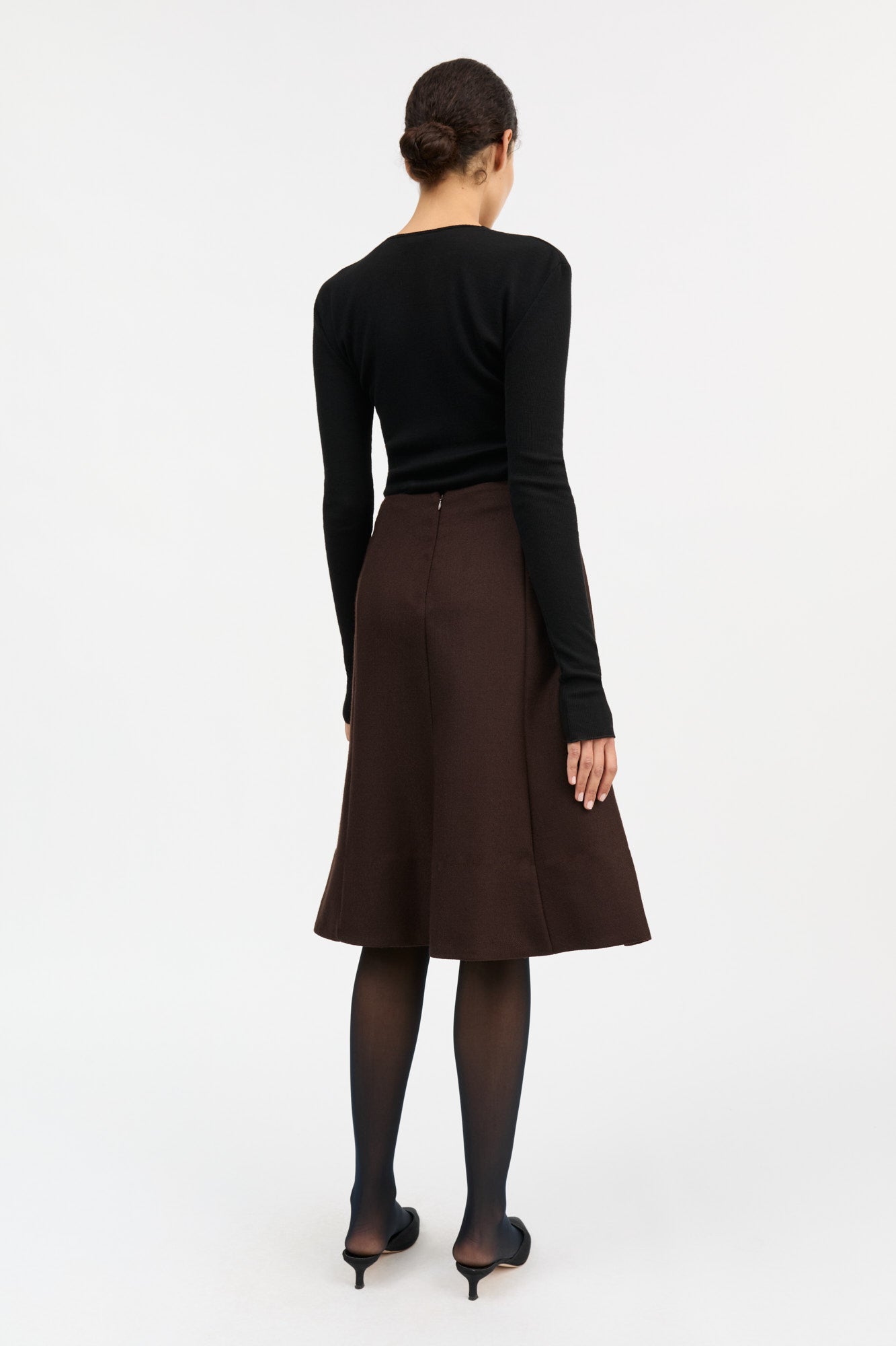 Skall Studio Eva skirt Skirt Dark brown