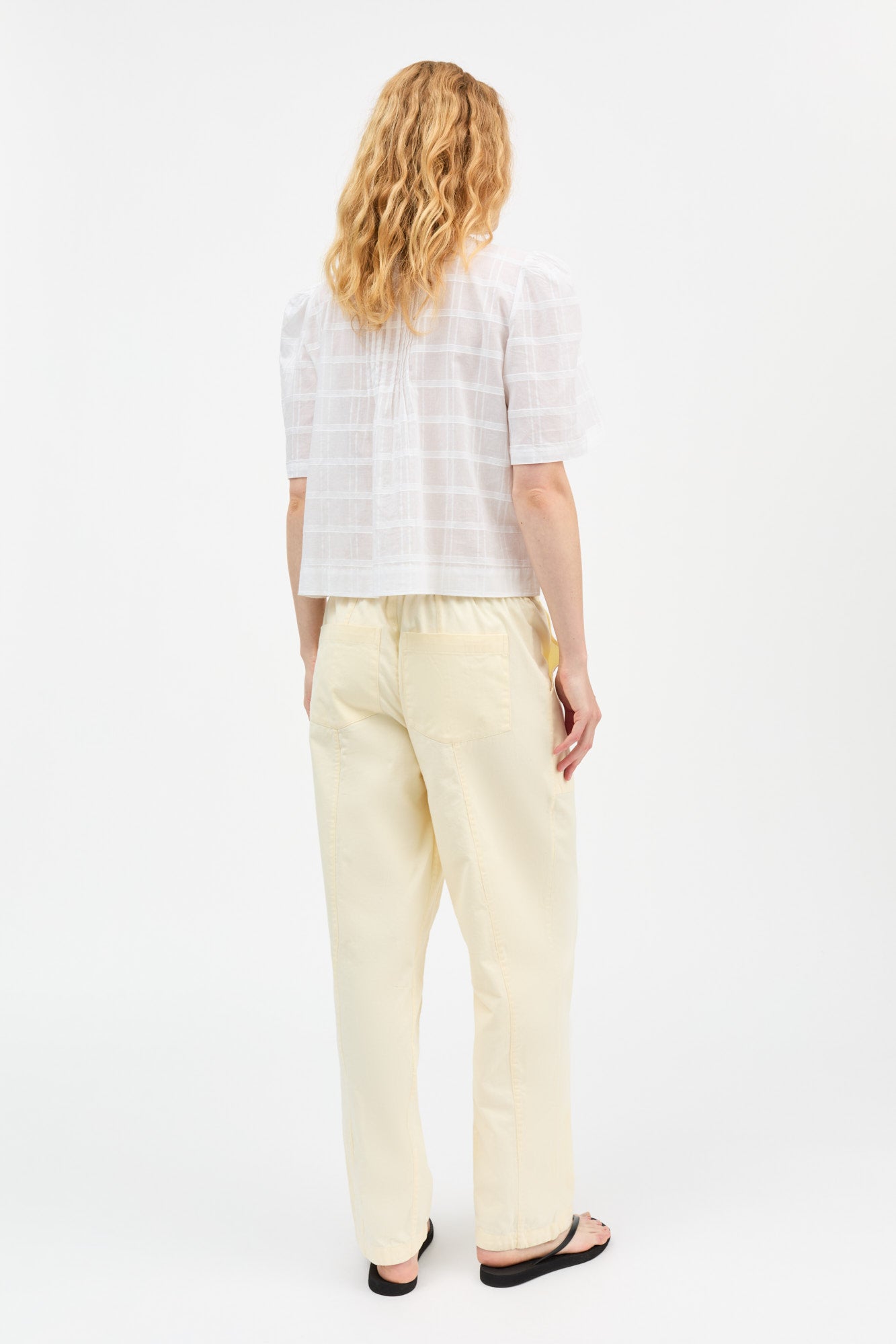 Skall Studio Fiore blouse Blouse Optic white