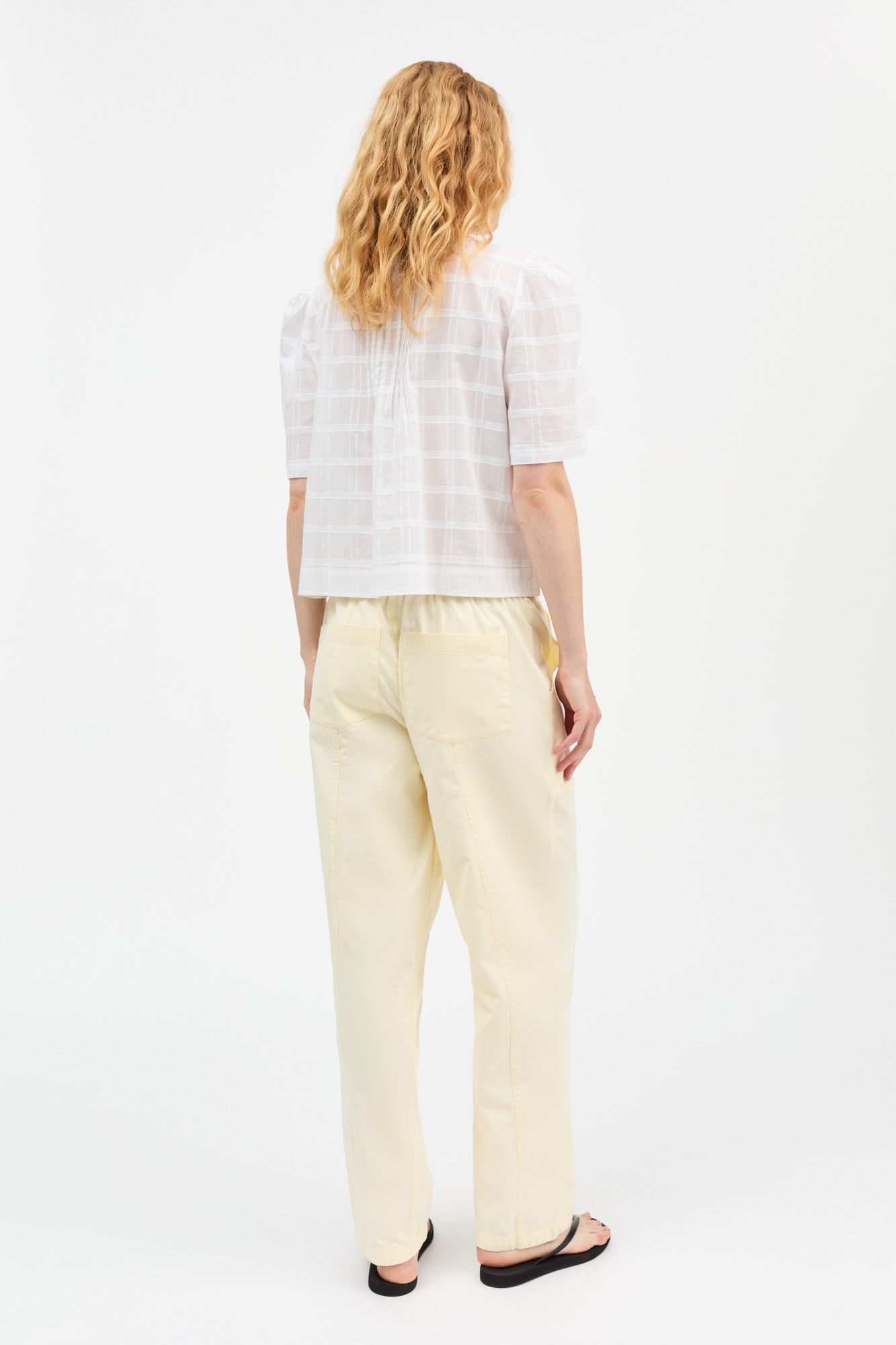Skall Studio Fiore blouse Blouse Optic white