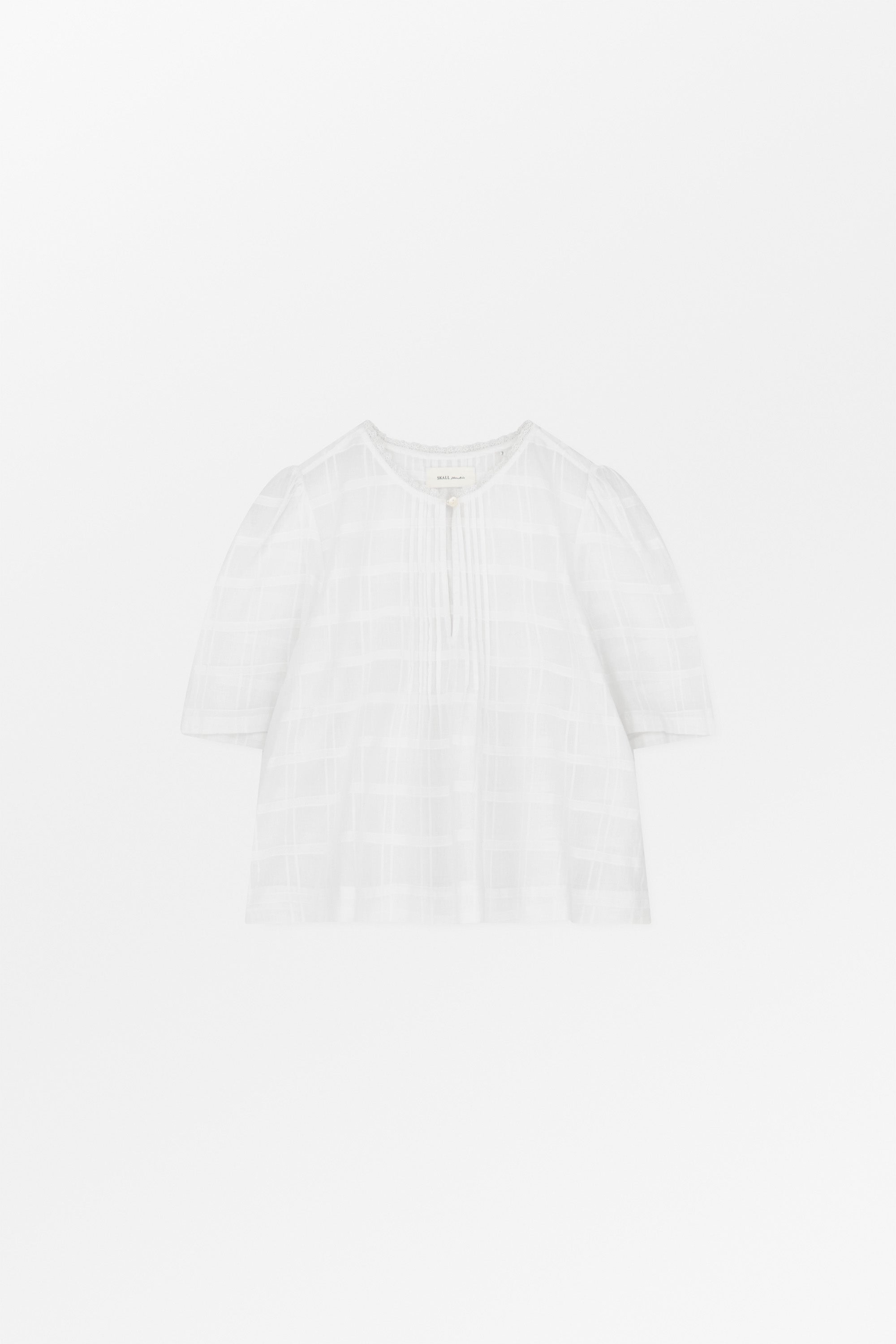 Skall Studio Fiore blouse Blouse Optic white