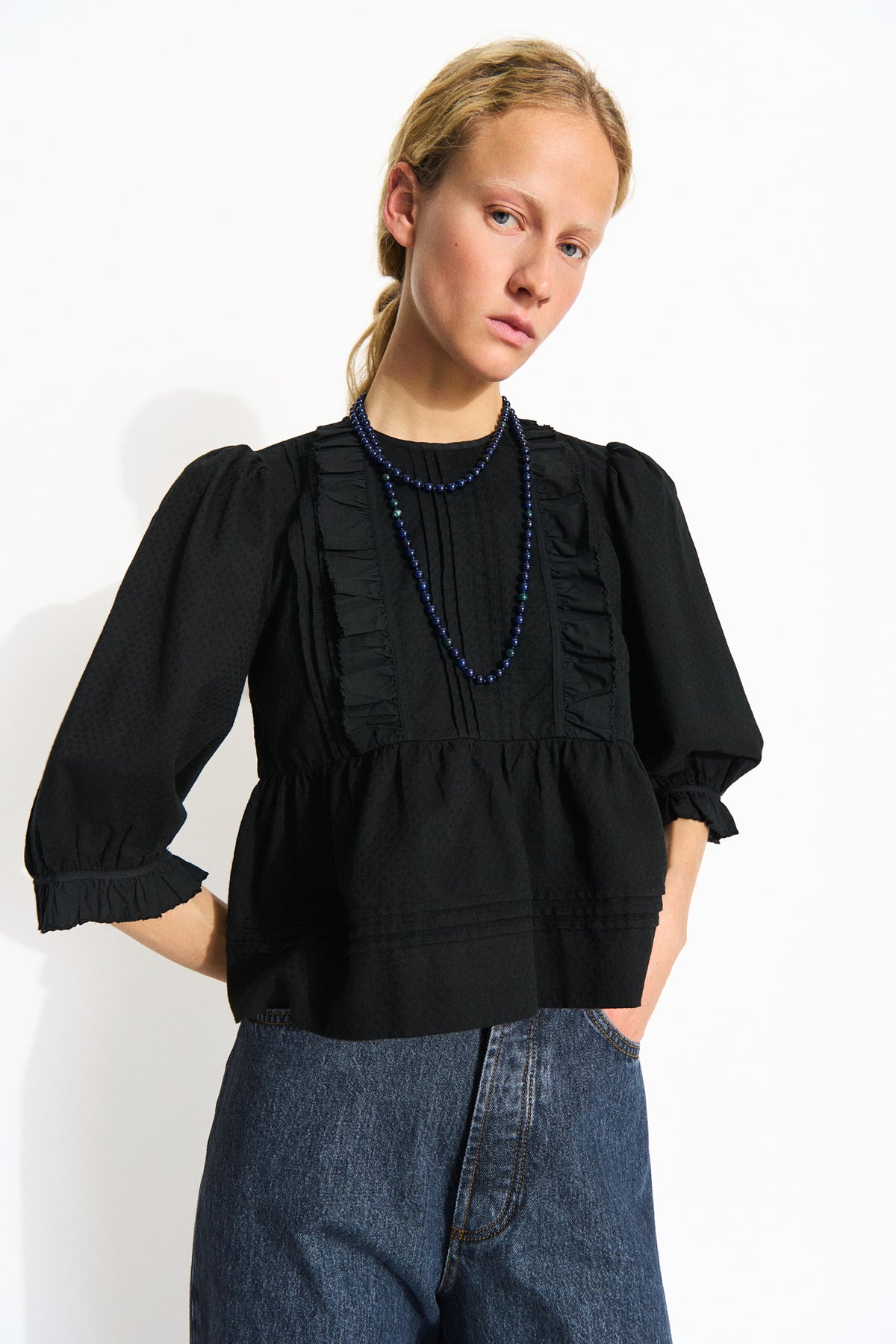Skall Studio Florentia blouse Blouse Black