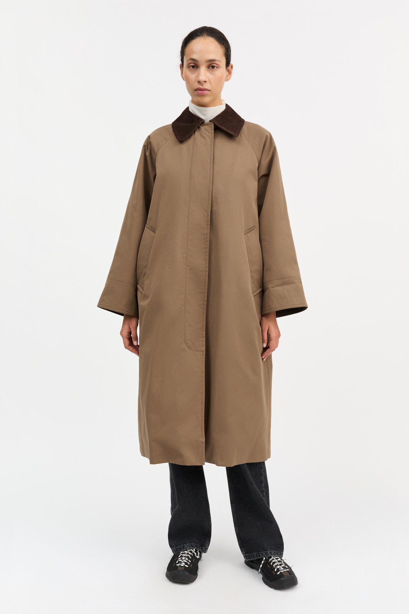 Skall Studio Gaby coat Coat Taupe brown