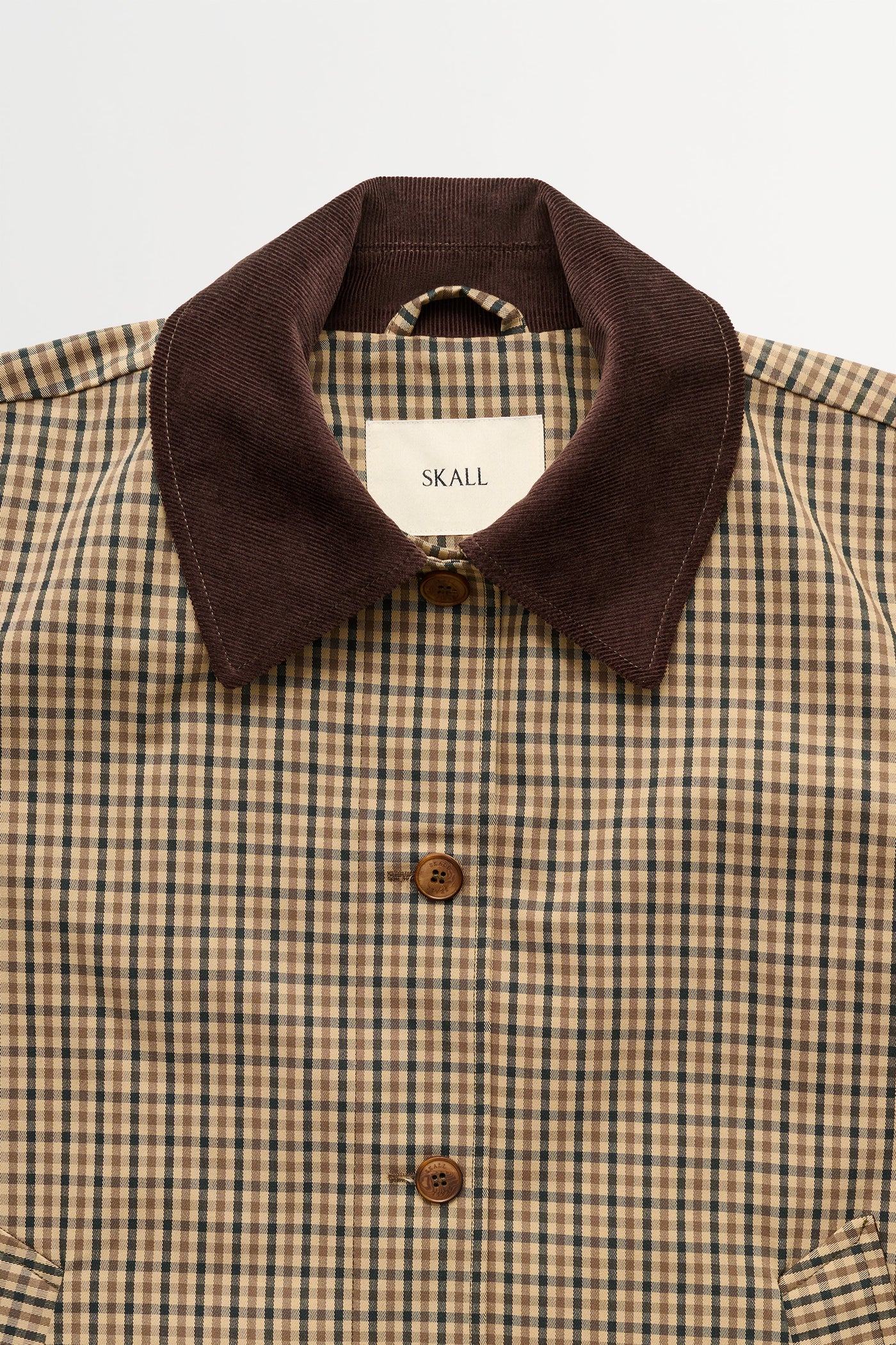 Skall Studio Gaby mac coat check Coat Brown/beige check