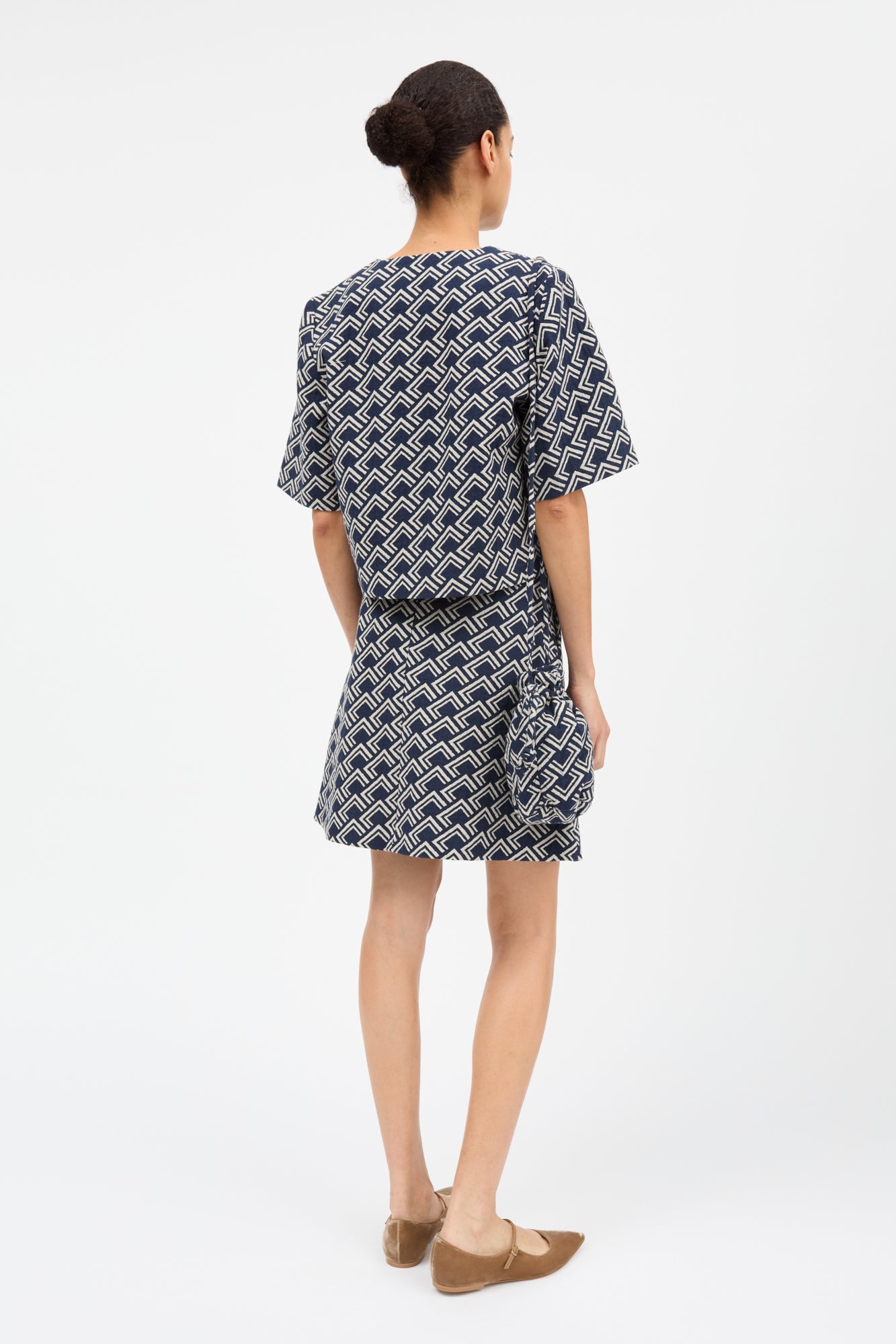 Skall Studio Hill blouse Blouse Navy/Beige