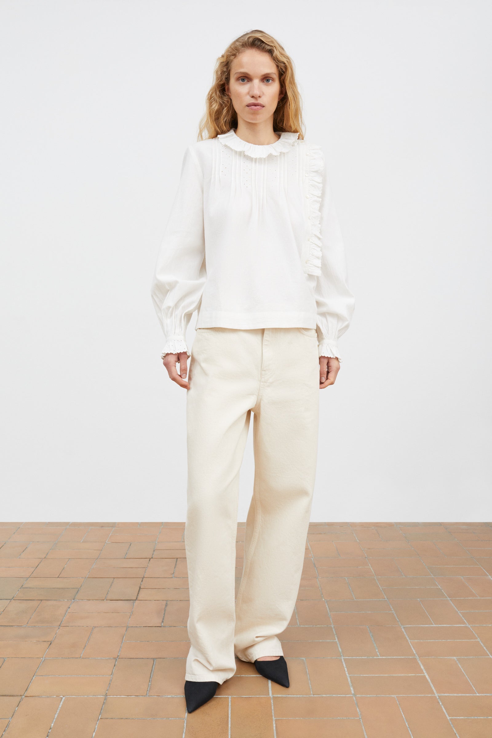 Skall Studio Iris blouse Blouse Optic white