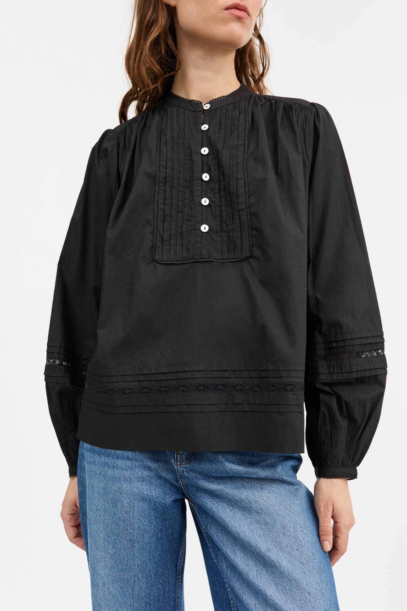 Skall Studio Leaf shirt Shirt Black