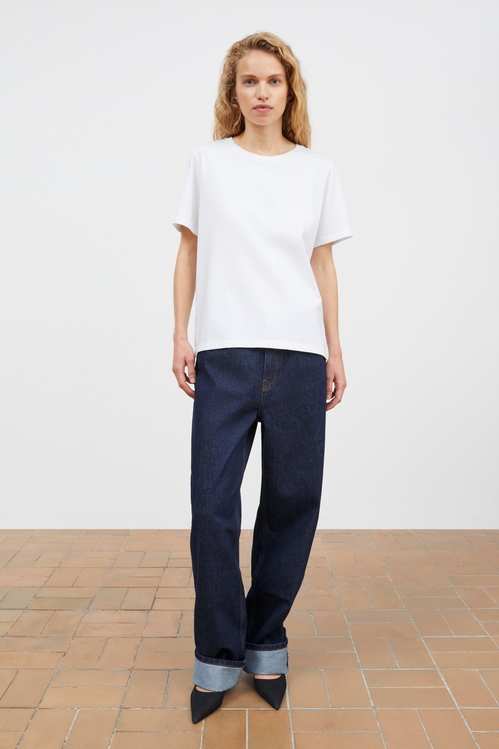 Skall Studio Loui regular tee Tee Optic white