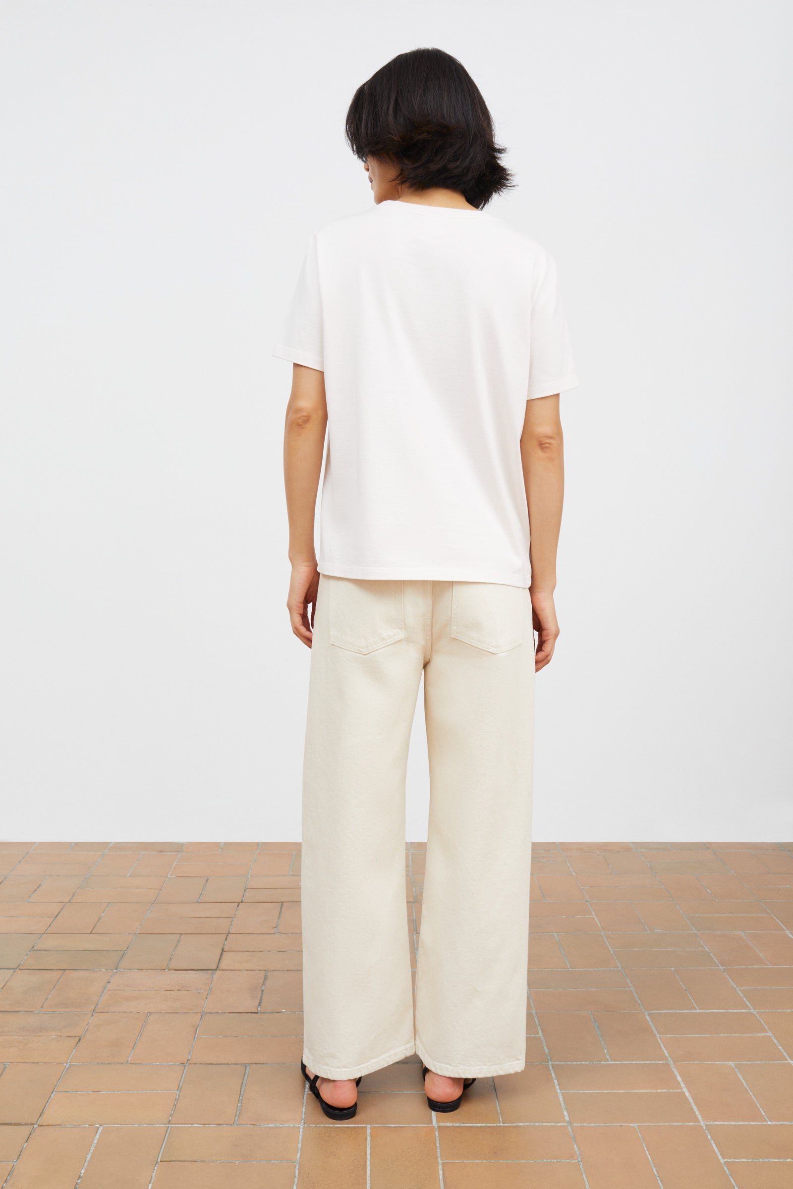 Skall Studio Loui regular tee Tee Pale pink