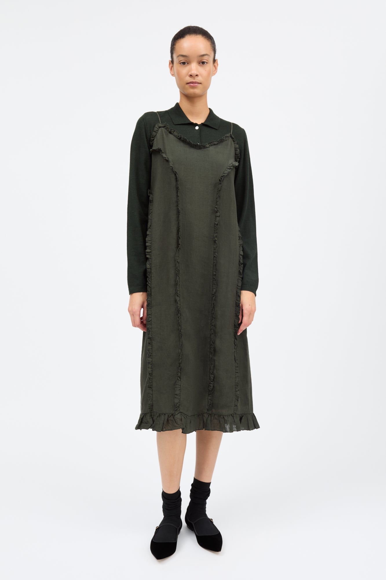 Skall Studio Madeleine dress Dress Dark pine