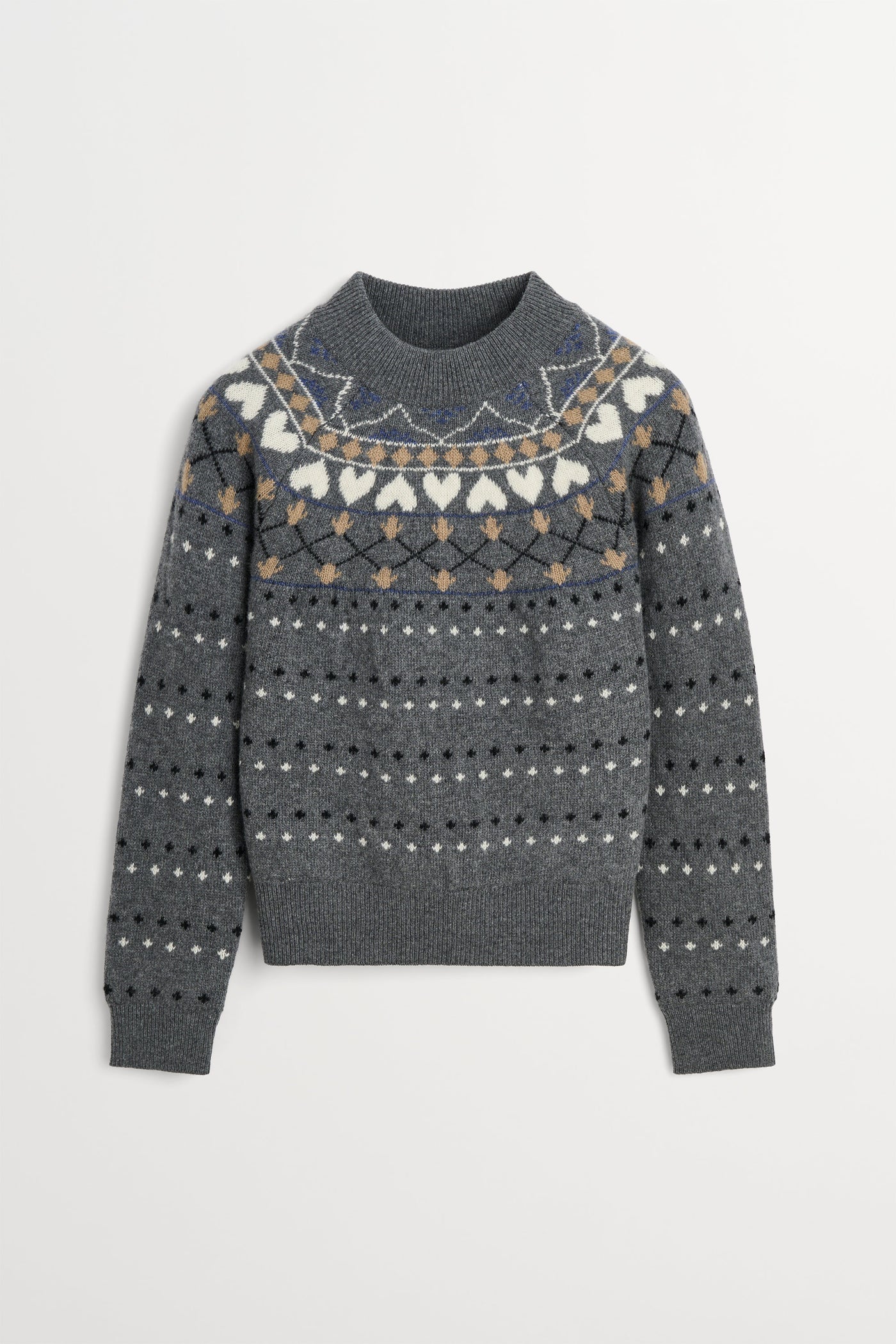 Skall Studio Misty jumper Jumper Grey jacquard