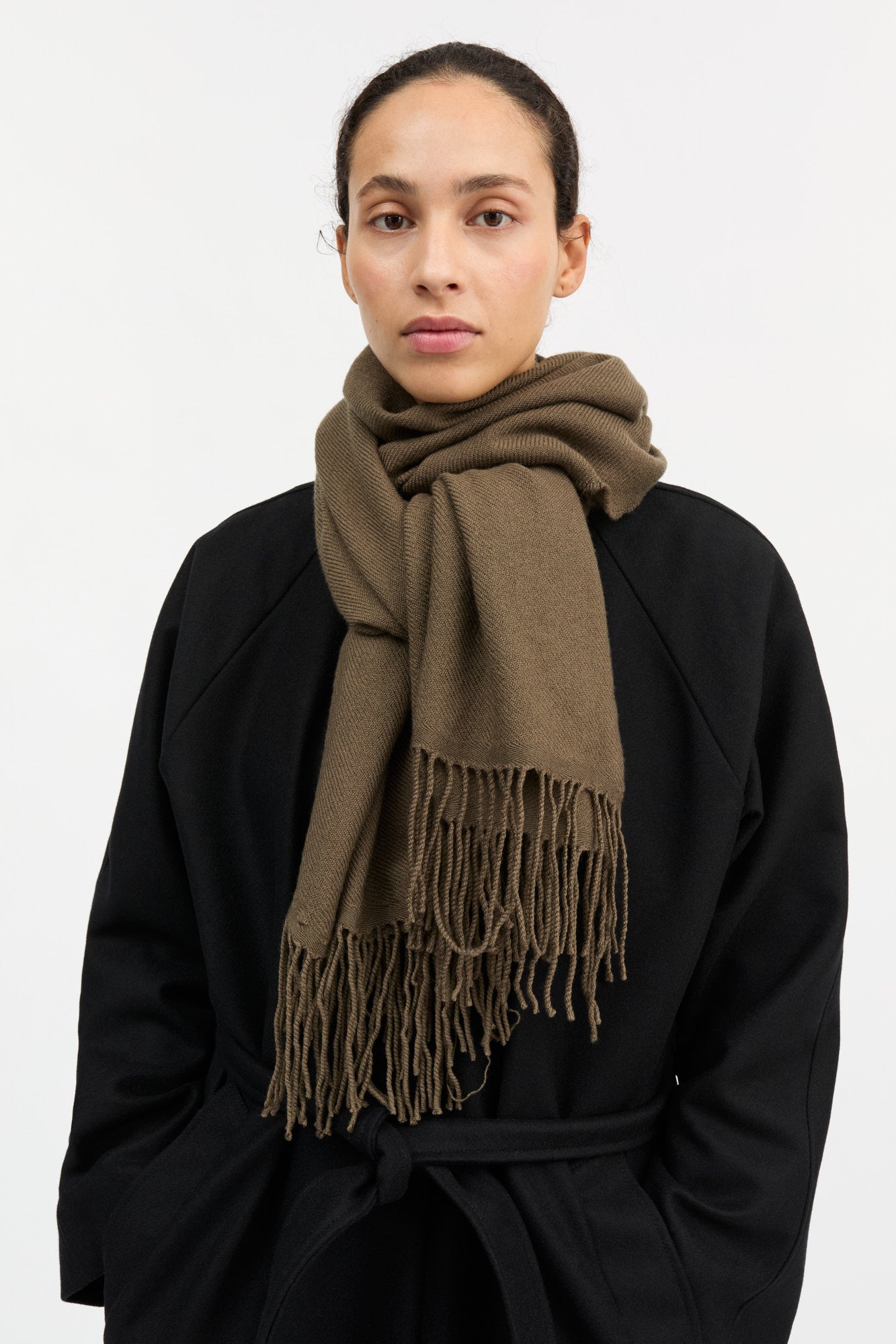 Skall Studio Nelle scarf Scarf Brown