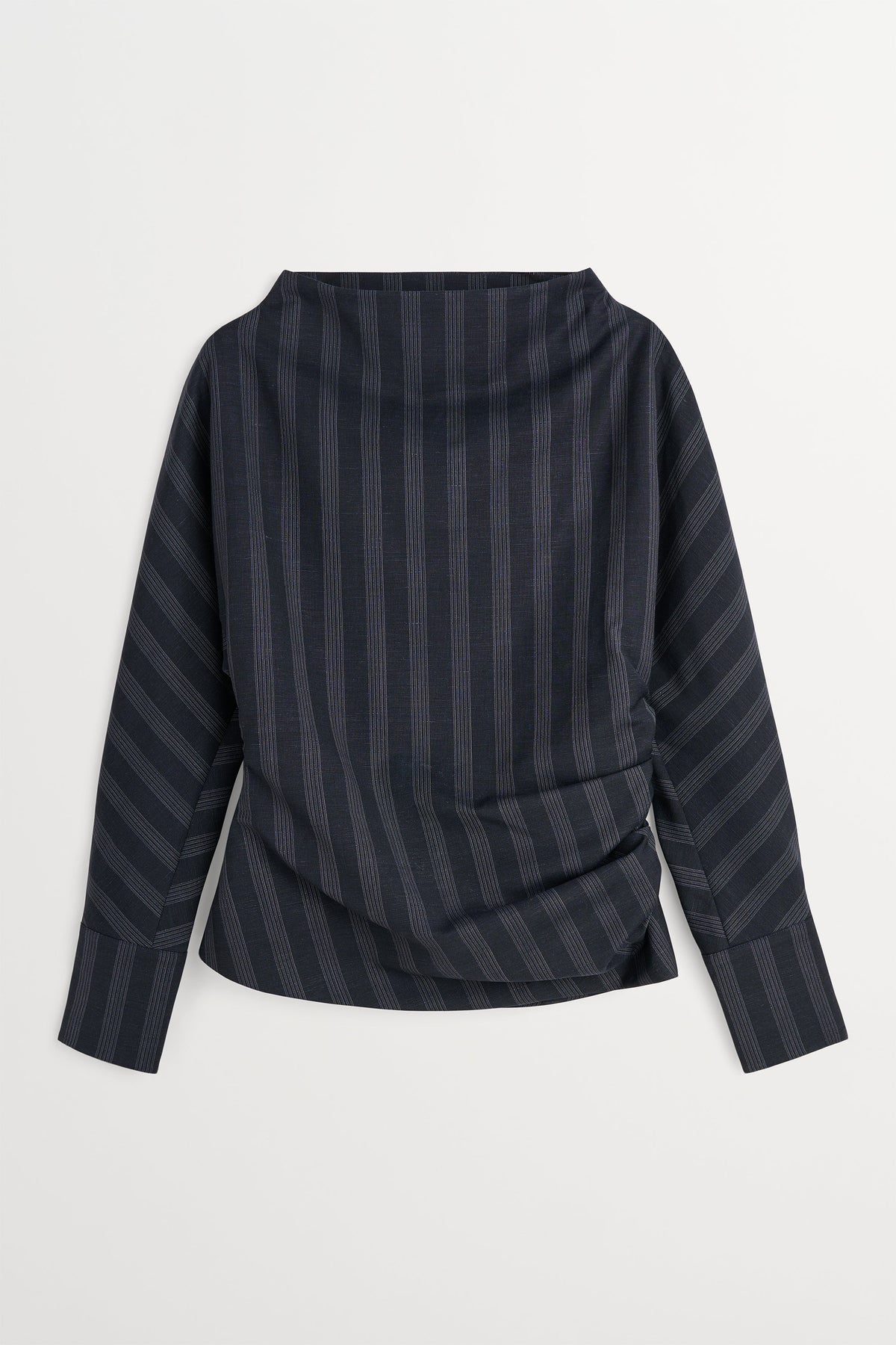 Skall Studio Pattie blouse Blouse Navy pinstripe