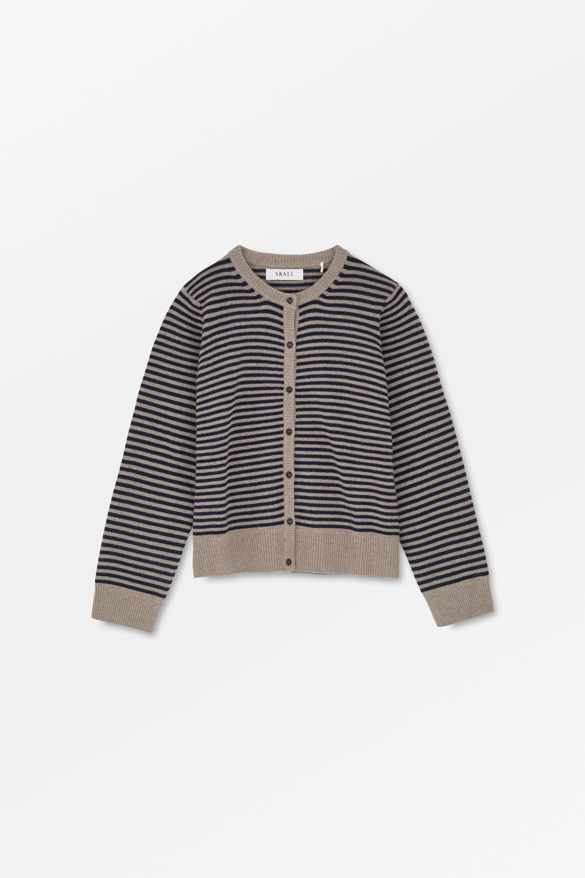 Skall Studio Senna cardigan Cardigan Brown/Navy stripe