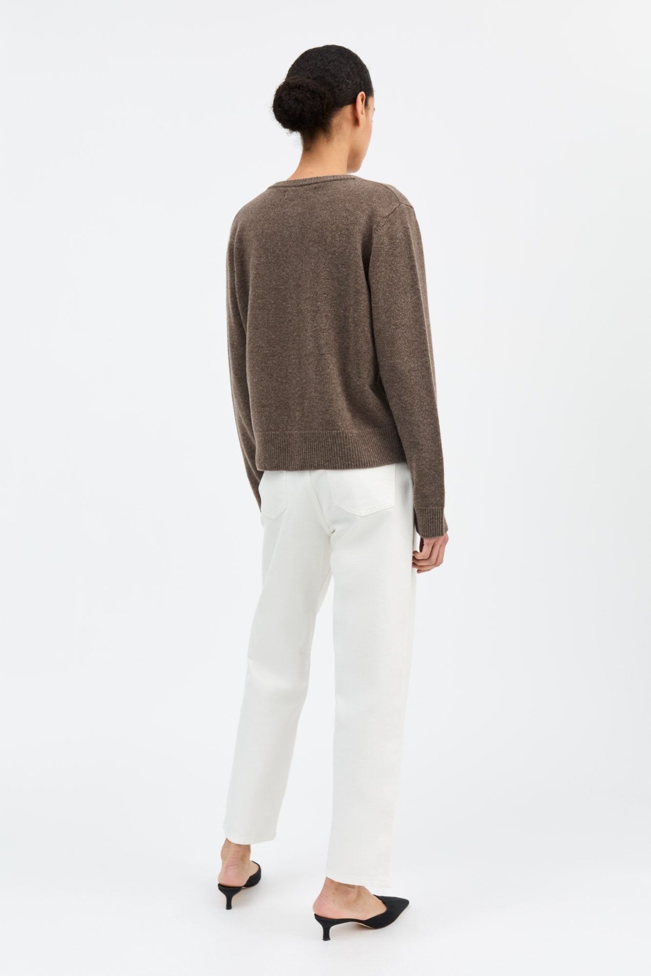 Skall Studio Senna cardigan Cardigan Brown mélange