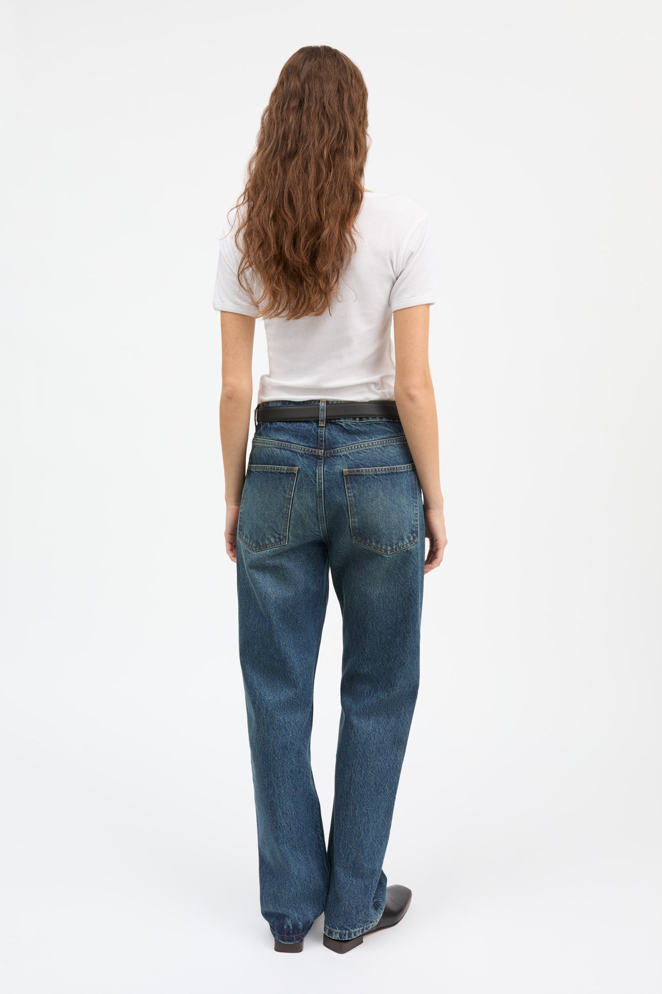 Skall Studio Seventies v-neck tee Tee Optic white