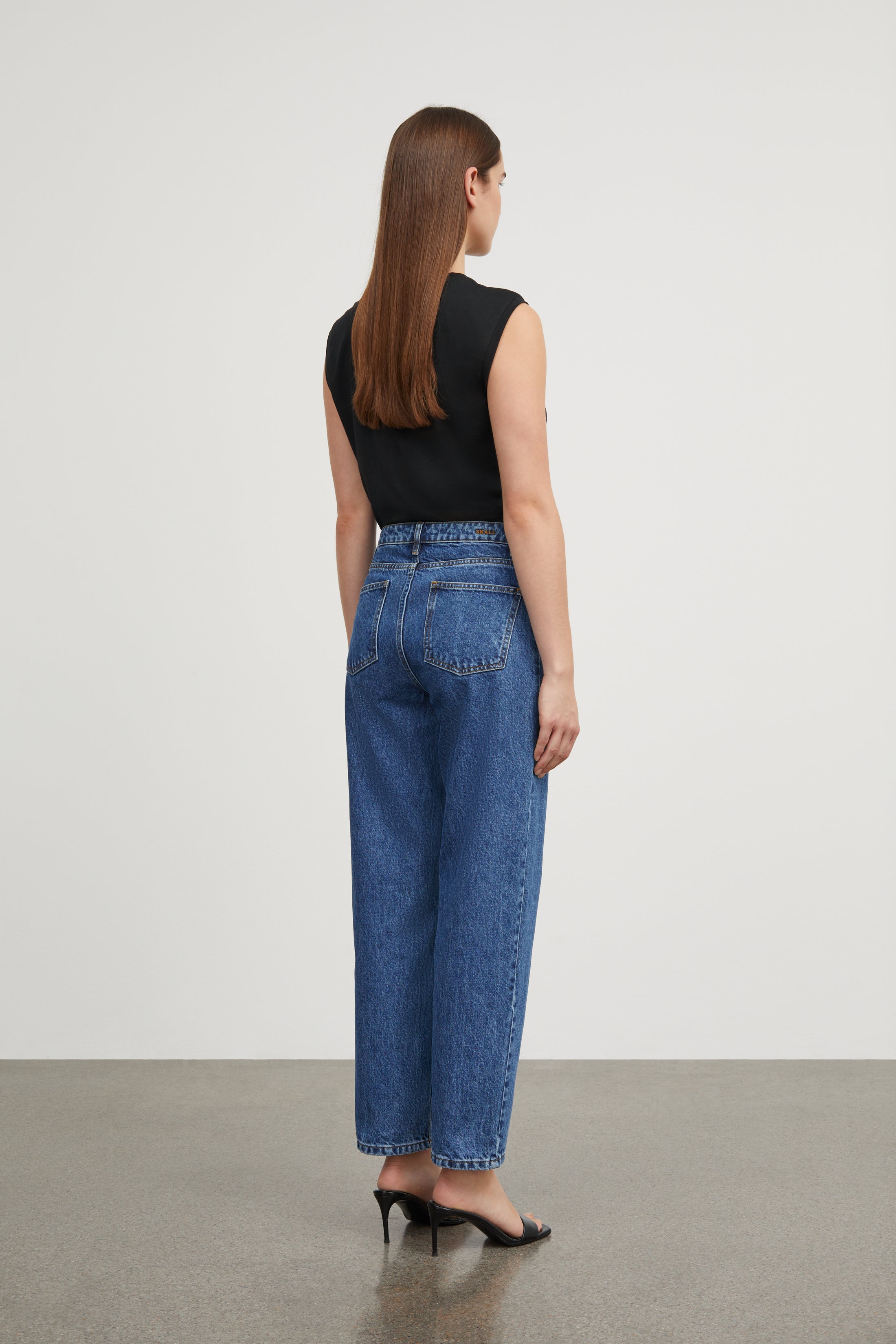 Skall Studio Allison cropped jeans Jeans Mid blue