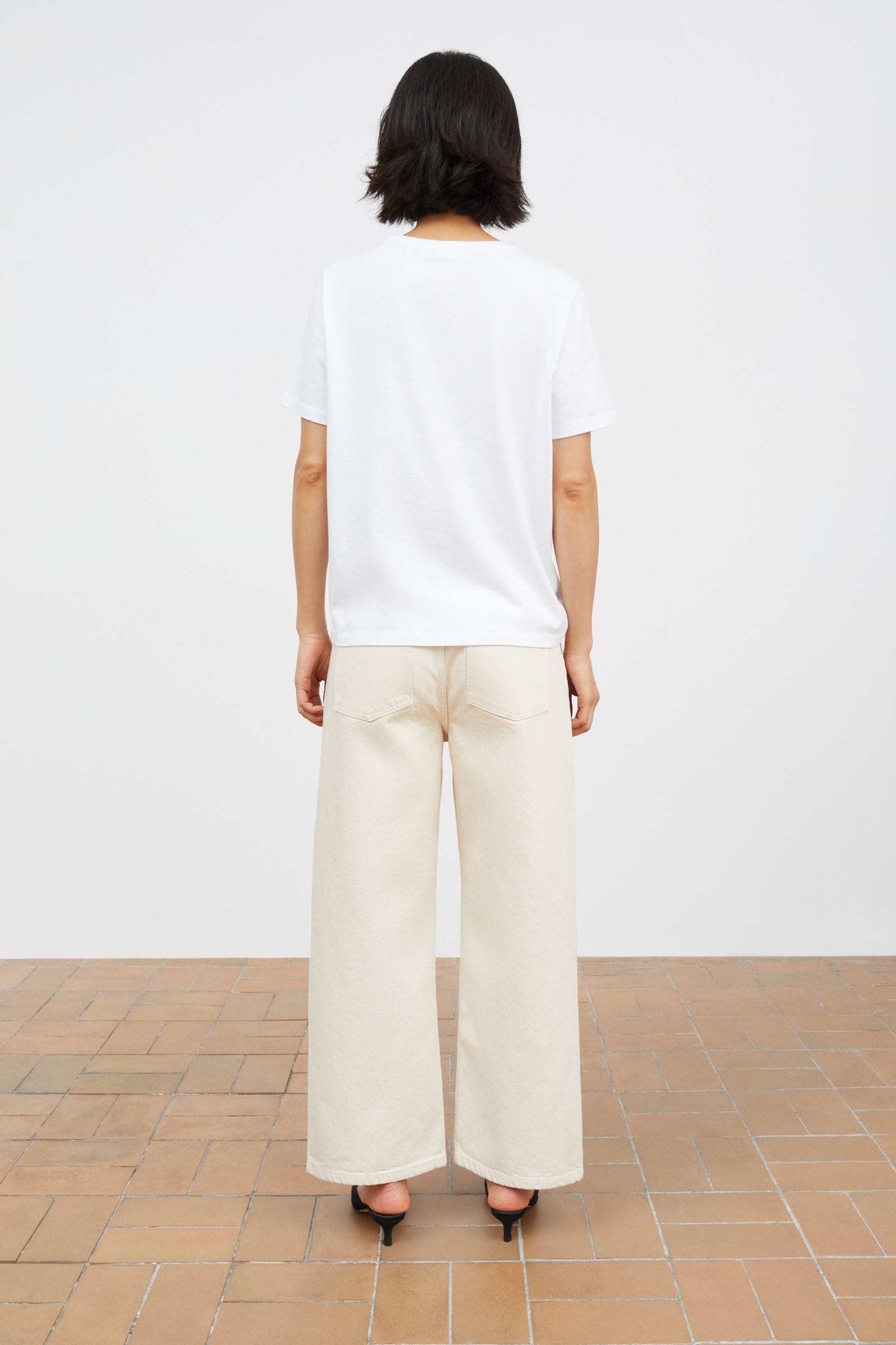 Skall Studio Taylor cropped jeans Jeans Ecru