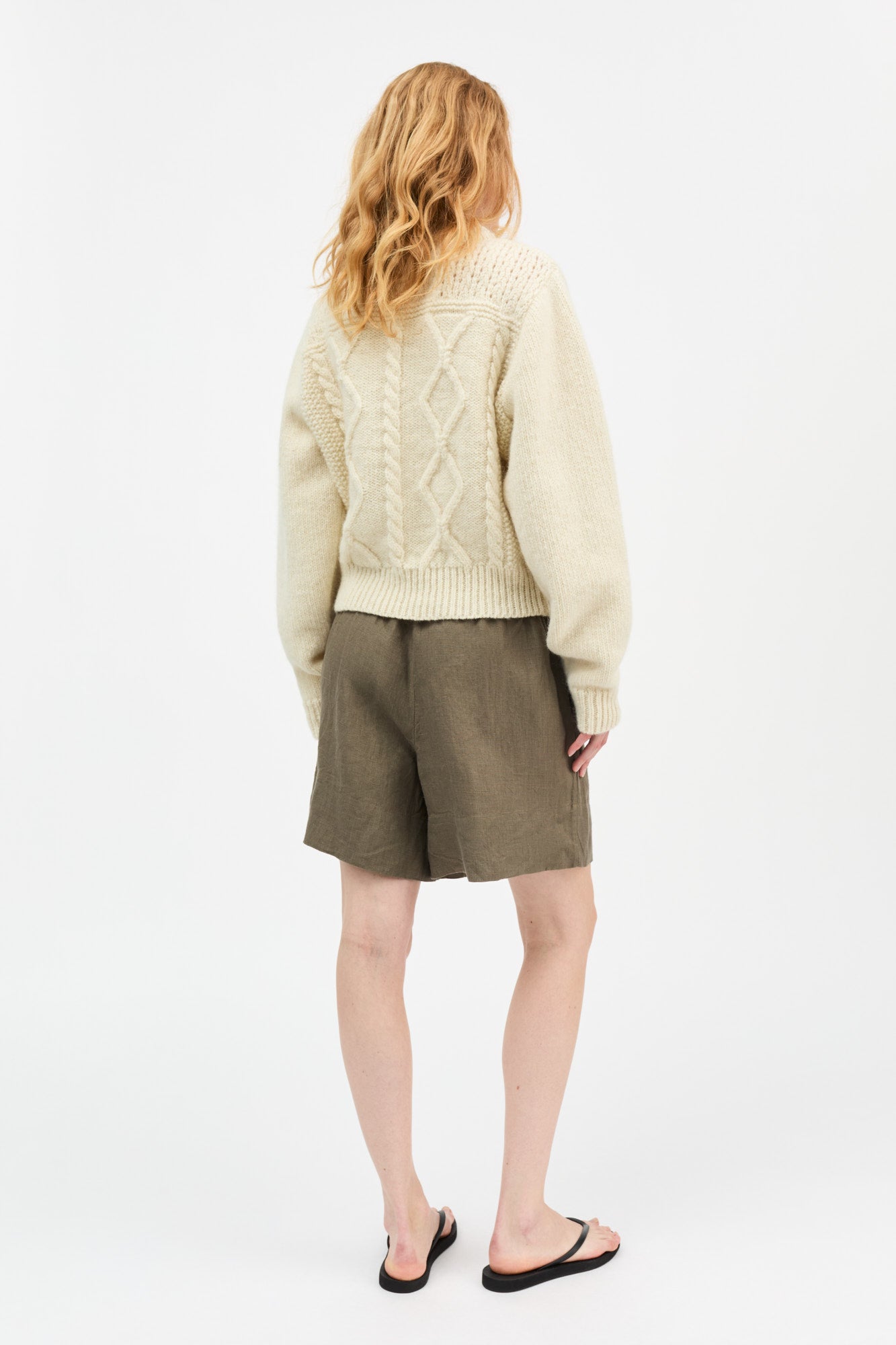 Skall Studio Vetiver shorts Shorts Khaki