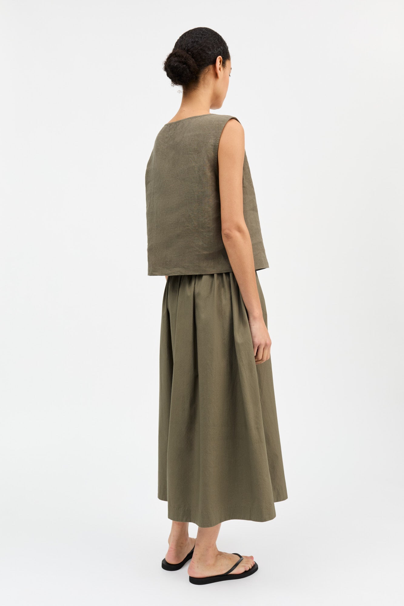Skall Studio Vetiver top Top Khaki