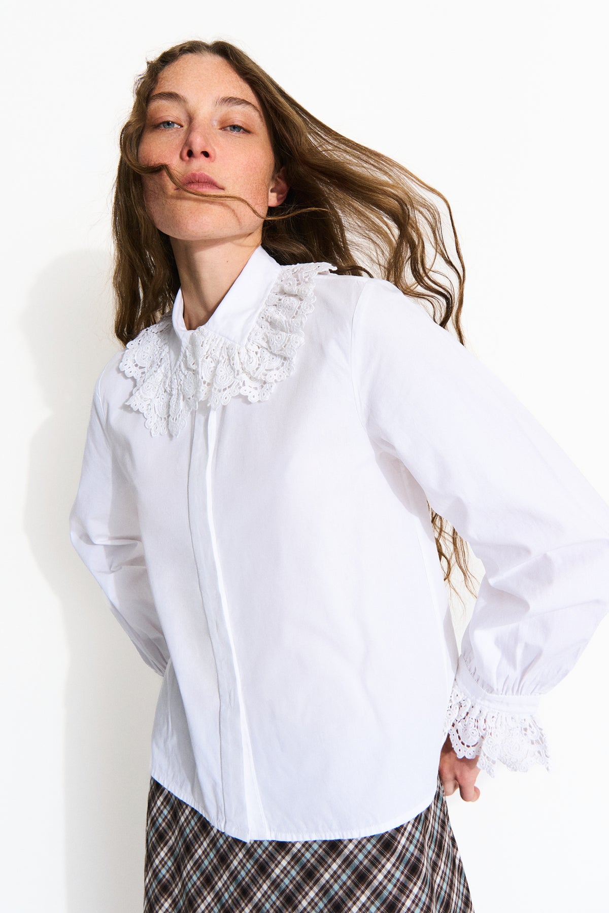 Skall Studio Vinnie shirt Shirt Optic white